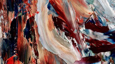 Renkli soyut arka plan duvar kağıdı. Modern motif görsel sanat. Yağlı boya karışımı. Moda el boyama bezi. Duvar dekorasyonu ve duvar resimleri fikri. 3 Boyutlu Doku