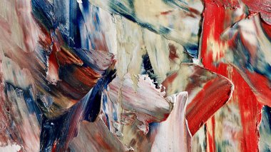 Renkli soyut arka plan duvar kağıdı. Modern motif görsel sanat. Yağlı boya karışımı. Moda el boyama bezi. Duvar dekorasyonu ve duvar resimleri fikri. 3 Boyutlu Doku