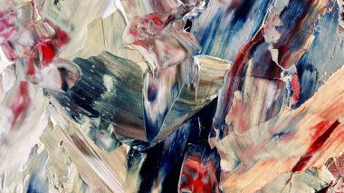 Renkli soyut arka plan duvar kağıdı. Modern motif görsel sanat. Yağlı boya karışımı. Moda el boyama bezi. Duvar dekorasyonu ve duvar resimleri fikri. 3 Boyutlu Doku