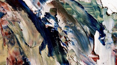 Renkli soyut arka plan duvar kağıdı. Modern motif görsel sanat. Yağlı boya karışımı. Moda el boyama bezi. Duvar dekorasyonu ve duvar resimleri fikri. 3 Boyutlu Doku