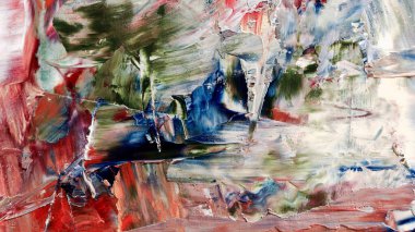 Renkli soyut arka plan duvar kağıdı. Modern motif görsel sanat. Yağlı boya karışımı. Moda el boyama bezi. Duvar dekorasyonu ve duvar resimleri fikri. 3 Boyutlu Doku