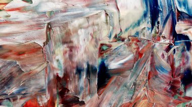 Renkli soyut arka plan duvar kağıdı. Modern motif görsel sanat. Yağlı boya karışımı. Moda el boyama bezi. Duvar dekorasyonu ve duvar resimleri fikri. 3 Boyutlu Doku