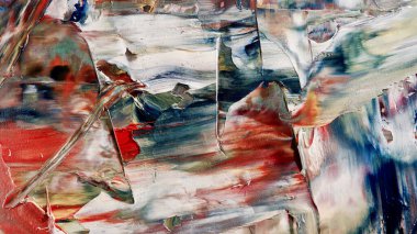 Renkli soyut arka plan duvar kağıdı. Modern motif görsel sanat. Yağlı boya karışımı. Moda el boyama bezi. Duvar dekorasyonu ve duvar resimleri fikri. 3 Boyutlu Doku