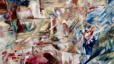 Renkli soyut arka plan duvar kağıdı. Modern motif görsel sanat. Yağlı boya karışımı. Moda el boyama bezi. Duvar dekorasyonu ve duvar resimleri fikri. 3 Boyutlu Doku