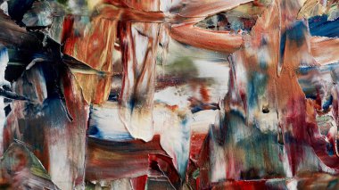 Renkli soyut arka plan duvar kağıdı. Modern motif görsel sanat. Yağlı boya karışımı. Moda el boyama bezi. Duvar dekorasyonu ve duvar resimleri fikri. 3 Boyutlu Doku