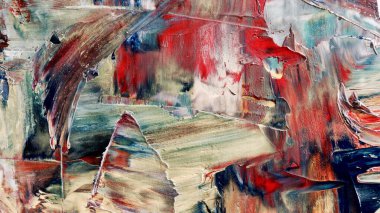 Renkli soyut arka plan duvar kağıdı. Modern motif görsel sanat. Yağlı boya karışımı. Moda el boyama bezi. Duvar dekorasyonu ve duvar resimleri fikri. 3 Boyutlu Doku