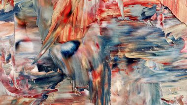 Renkli soyut arka plan duvar kağıdı. Modern motif görsel sanat. Yağlı boya karışımı. Moda el boyama bezi. Duvar dekorasyonu ve duvar resimleri fikri. 3 Boyutlu Doku