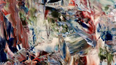 Renkli soyut arka plan duvar kağıdı. Modern motif görsel sanat. Yağlı boya karışımı. Moda el boyama bezi. Duvar dekorasyonu ve duvar resimleri fikri. 3 Boyutlu Doku