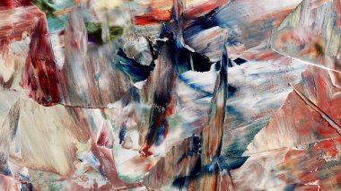 Renkli soyut arka plan duvar kağıdı. Modern motif görsel sanat. Yağlı boya karışımı. Moda el boyama bezi. Duvar dekorasyonu ve duvar resimleri fikri. 3 Boyutlu Doku