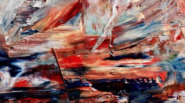 Renkli soyut arka plan duvar kağıdı. Modern motif görsel sanat. Yağlı boya karışımı. Moda el boyama bezi. Duvar dekorasyonu ve duvar resimleri fikri. 3 Boyutlu Doku