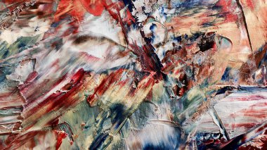 Renkli soyut arka plan duvar kağıdı. Modern motif görsel sanat. Yağlı boya karışımı. Moda el boyama bezi. Duvar dekorasyonu ve duvar resimleri fikri. 3 Boyutlu Doku