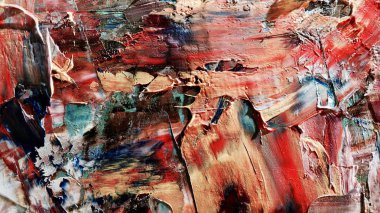 Renkli soyut arka plan duvar kağıdı. Modern motif görsel sanat. Yağlı boya karışımı. Moda el boyama bezi. Duvar dekorasyonu ve duvar resimleri fikri. 3 Boyutlu Doku