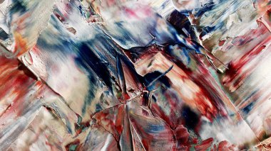 Renkli soyut arka plan duvar kağıdı. Modern motif görsel sanat. Yağlı boya karışımı. Moda el boyama bezi. Duvar dekorasyonu ve duvar resimleri fikri. 3 Boyutlu Doku