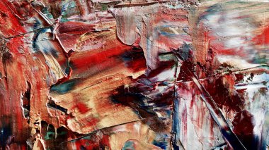 Renkli soyut arka plan duvar kağıdı. Modern motif görsel sanat. Yağlı boya karışımı. Moda el boyama bezi. Duvar dekorasyonu ve duvar resimleri fikri. 3 Boyutlu Doku