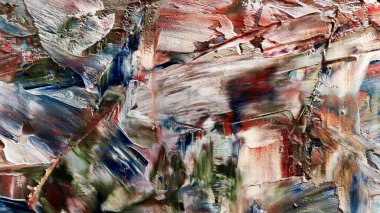 Renkli soyut arka plan duvar kağıdı. Modern motif görsel sanat. Yağlı boya karışımı. Moda el boyama bezi. Duvar dekorasyonu ve duvar resimleri fikri. 3 Boyutlu Doku