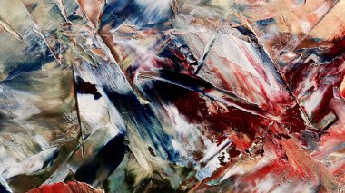 Renkli soyut arka plan duvar kağıdı. Modern motif görsel sanat. Yağlı boya karışımı. Moda el boyama bezi. Duvar dekorasyonu ve duvar resimleri fikri. 3 Boyutlu Doku