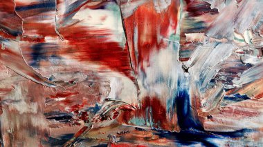 Renkli soyut arka plan duvar kağıdı. Modern motif görsel sanat. Yağlı boya karışımı. Moda el boyama bezi. Duvar dekorasyonu ve duvar resimleri fikri. 3 Boyutlu Doku