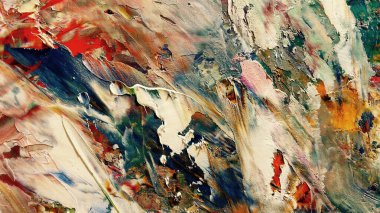 Renkli soyut arka plan duvar kağıdı. Modern motif görsel sanat. Yağlı boya karışımı. Moda el boyama bezi. Duvar dekorasyonu ve duvar resimleri fikri. 3 Boyutlu Doku