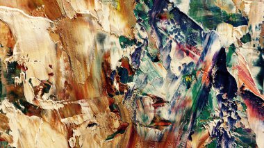 Renkli soyut arka plan duvar kağıdı. Modern motif görsel sanat. Yağlı boya karışımı. Moda el boyama bezi. Duvar dekorasyonu ve duvar resimleri fikri. 3 Boyutlu Doku