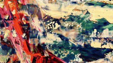 Renkli soyut arka plan duvar kağıdı. Modern motif görsel sanat. Yağlı boya karışımı. Moda el boyama bezi. Duvar dekorasyonu ve duvar resimleri fikri. 3 Boyutlu Doku