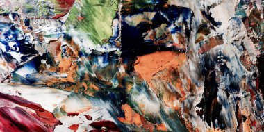 Renkli soyut arka plan duvar kağıdı. Modern motif görsel sanat. Yağlı boya karışımı. Moda el boyama bezi. Duvar dekorasyonu ve duvar resimleri fikri. 3 Boyutlu Doku