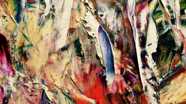 Renkli soyut arka plan duvar kağıdı. Modern motif görsel sanat. Yağlı boya karışımı. Moda el boyama bezi. Duvar dekorasyonu ve duvar resimleri fikri. 3 Boyutlu Doku