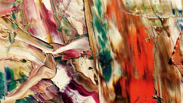 Renkli soyut arka plan duvar kağıdı. Modern motif görsel sanat. Yağlı boya karışımı. Moda el boyama bezi. Duvar dekorasyonu ve duvar resimleri fikri. 3 Boyutlu Doku