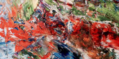 Renkli soyut arka plan duvar kağıdı. Modern motif görsel sanat. Yağlı boya karışımı. Moda el boyama bezi. Duvar dekorasyonu ve duvar resimleri fikri. 3 Boyutlu Doku