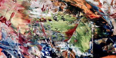 Renkli soyut arka plan duvar kağıdı. Modern motif görsel sanat. Yağlı boya karışımı. Moda el boyama bezi. Duvar dekorasyonu ve duvar resimleri fikri. 3 Boyutlu Doku