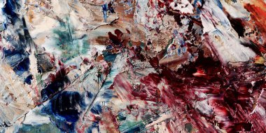 Renkli soyut arka plan duvar kağıdı. Modern motif görsel sanat. Yağlı boya karışımı. Moda el boyama bezi. Duvar dekorasyonu ve duvar resimleri fikri. 3 Boyutlu Doku