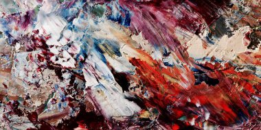 Renkli soyut arka plan duvar kağıdı. Modern motif görsel sanat. Yağlı boya karışımı. Moda el boyama bezi. Duvar dekorasyonu ve duvar resimleri fikri. 3 Boyutlu Doku