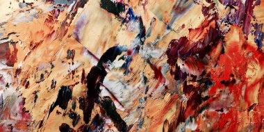 Renkli soyut arka plan duvar kağıdı. Modern motif görsel sanat. Yağlı boya karışımı. Moda el boyama bezi. Duvar dekorasyonu ve duvar resimleri fikri. 3 Boyutlu Doku