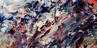 Renkli soyut arka plan duvar kağıdı. Modern motif görsel sanat. Yağlı boya karışımı. Moda el boyama bezi. Duvar dekorasyonu ve duvar resimleri fikri. 3 Boyutlu Doku