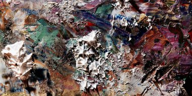 Renkli soyut arka plan duvar kağıdı. Modern motif görsel sanat. Yağlı boya karışımı. Moda el boyama bezi. Duvar dekorasyonu ve duvar resimleri fikri. 3 Boyutlu Doku