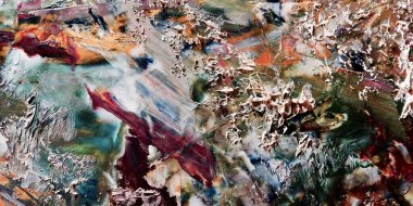 Renkli soyut arka plan duvar kağıdı. Modern motif görsel sanat. Yağlı boya karışımı. Moda el boyama bezi. Duvar dekorasyonu ve duvar resimleri fikri. 3 Boyutlu Doku