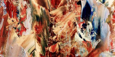 Renkli soyut arka plan duvar kağıdı. Modern motif görsel sanat. Yağlı boya karışımı. Moda el boyama bezi. Duvar dekorasyonu ve duvar resimleri fikri. 3 Boyutlu Doku