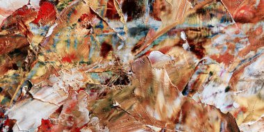 Renkli soyut arka plan duvar kağıdı. Modern motif görsel sanat. Yağlı boya karışımı. Moda el boyama bezi. Duvar dekorasyonu ve duvar resimleri fikri. 3 Boyutlu Doku