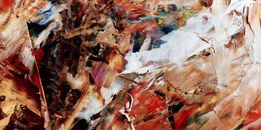 Renkli soyut arka plan duvar kağıdı. Modern motif görsel sanat. Yağlı boya karışımı. Moda el boyama bezi. Duvar dekorasyonu ve duvar resimleri fikri. 3 Boyutlu Doku