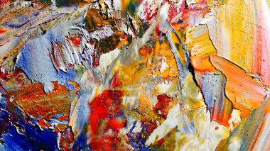 Renkli soyut arka plan duvar kağıdı. Modern motif görsel sanat. Yağlı boya karışımı. Moda el boyama bezi. Duvar dekorasyonu ve duvar resimleri fikri. 3 Boyutlu Doku