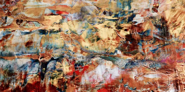 Renkli soyut arka plan duvar kağıdı. Modern motif görsel sanat. Yağlı boya karışımı. Moda el boyama bezi. Duvar dekorasyonu ve duvar resimleri fikri. 3 Boyutlu Doku