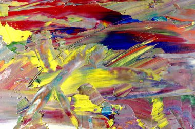 Renkli soyut arka plan duvar kağıdı. Modern motif görsel sanat. Yağlı boya karışımı. Moda el boyama bezi. Duvar dekorasyonu ve duvar resimleri fikri. 3 Boyutlu Doku