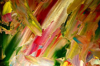 Renkli soyut arka plan duvar kağıdı. Modern motif görsel sanat. Yağlı boya karışımı. Moda el boyama bezi. Duvar dekorasyonu ve duvar resimleri fikri. 3 Boyutlu Doku