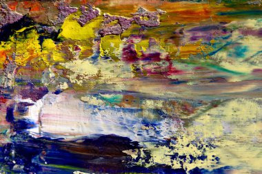 Renkli soyut arka plan duvar kağıdı. Modern motif görsel sanat. Yağlı boya karışımı. Moda el boyama bezi. Duvar dekorasyonu ve duvar resimleri fikri. 3 Boyutlu Doku