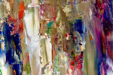 Renkli soyut arka plan duvar kağıdı. Modern motif görsel sanat. Yağlı boya karışımı. Moda el boyama bezi. Duvar dekorasyonu ve duvar resimleri fikri. 3 Boyutlu Doku