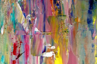 Renkli soyut arka plan duvar kağıdı. Modern motif görsel sanat. Yağlı boya karışımı. Moda el boyama bezi. Duvar dekorasyonu ve duvar resimleri fikri. 3 Boyutlu Doku