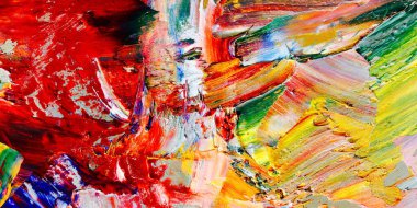 Renkli soyut arka plan duvar kağıdı. Modern motif görsel sanat. Yağlı boya karışımı. Moda el boyama bezi. Duvar dekorasyonu ve duvar resimleri fikri. 3 Boyutlu Doku