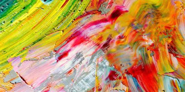 Renkli soyut arka plan duvar kağıdı. Modern motif görsel sanat. Yağlı boya karışımı. Moda el boyama bezi. Duvar dekorasyonu ve duvar resimleri fikri. 3 Boyutlu Doku