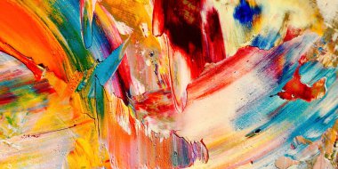 Renkli soyut arka plan duvar kağıdı. Modern motif görsel sanat. Yağlı boya karışımı. Moda el boyama bezi. Duvar dekorasyonu ve duvar resimleri fikri. 3 Boyutlu Doku