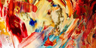 Renkli soyut arka plan duvar kağıdı. Modern motif görsel sanat. Yağlı boya karışımı. Moda el boyama bezi. Duvar dekorasyonu ve duvar resimleri fikri. 3 Boyutlu Doku