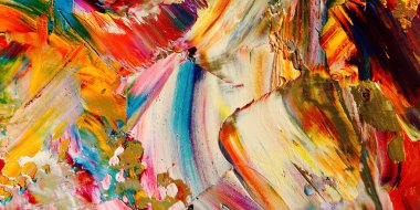 Renkli soyut arka plan duvar kağıdı. Modern motif görsel sanat. Yağlı boya karışımı. Moda el boyama bezi. Duvar dekorasyonu ve duvar resimleri fikri. 3 Boyutlu Doku